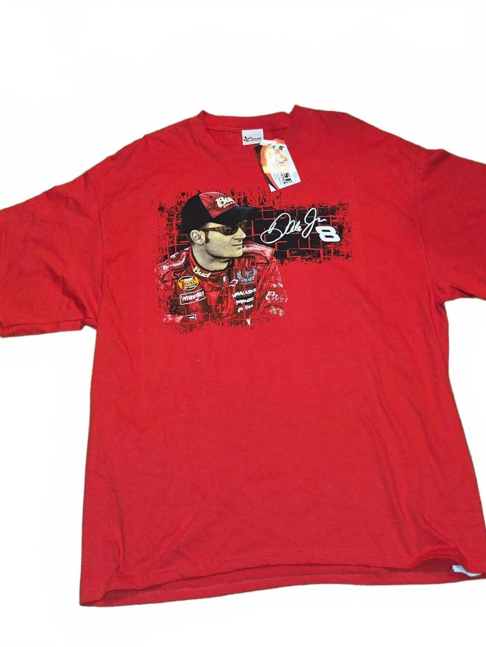 Dale Jr. Budweiser Men's T-Shirt 2XL Red Chase Authentics NWT